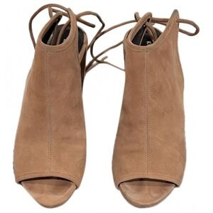 Kenneth Cole Elegant Tan Peep-Toe Women's Shoes